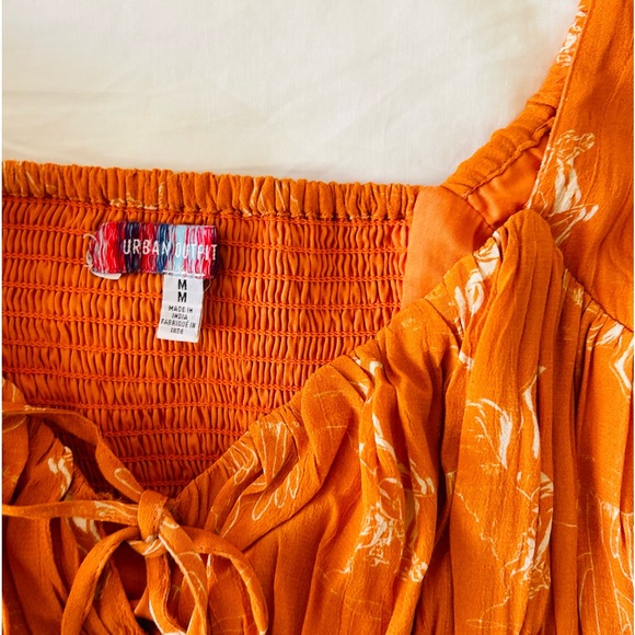 Urban Outfitters Sunset Orange Mini Dress - Picture 4 of 8